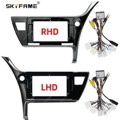 SKYFAME Car Frame Fascia Adapter Canbus Box For Toyota Corolla 2017 Android Radio Audio Dash Fitting Panel Kit