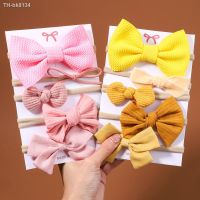 ₪● 5Pcs/Set Solid Color Bows Headband For Kids Girls Sweet Bowknot Baby Hairbands Headwear Hair Accessories Fashion Christmas Gifts