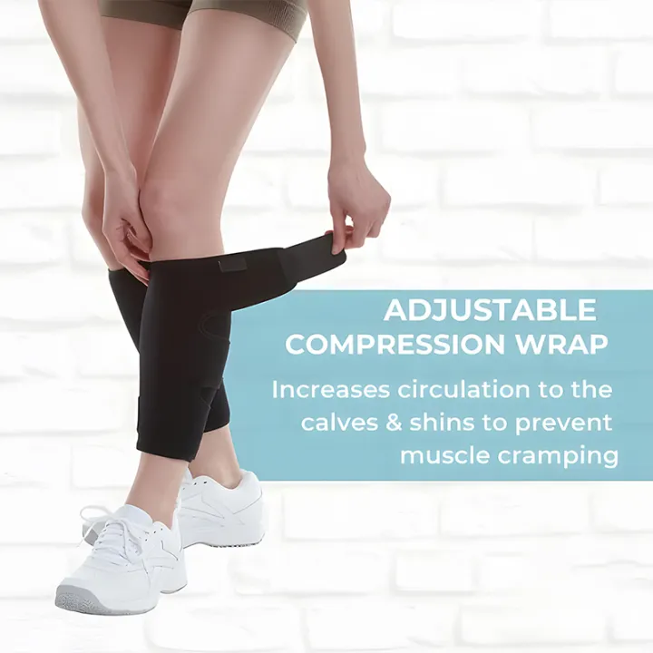 Calf Brace Adjustable Shin Splint Support Lower Leg Compression Wrap