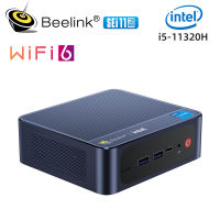 Beelink SEi 11 Pro Intel พีซีขนาดเล็ก11th I5-11320H สูงถึง4.5GHz 16GB DDR4 500GB NVME SSD Windows 11 Pro 1000M คอมพิวเตอร์เดสก์ท็อป