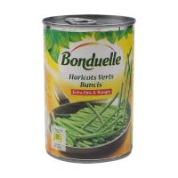 ถั่วฝัก แฮริคอท ในน้ำเกลือ ตรา บ็องดูแอล 400 กรัม Bonduelle Haricot Verts in Brine 400 g.