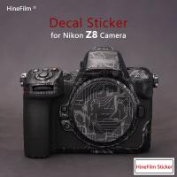 Z8ผิวกล้องฟิล์มป้องกันสำหรับกล้อง Nikon Z 8พรีเมี่ยมสติ๊กเกอร์ติดบนตัวเครื่อง An-Ti รอยขีดข่วนเคสปกคลุมด้วยฟิล์มที่พันร่างกาย