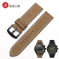 ⌚ Substitute Timex Strap T49905 T49963 Series Mens Frosted Leather Watch 20mm Brown