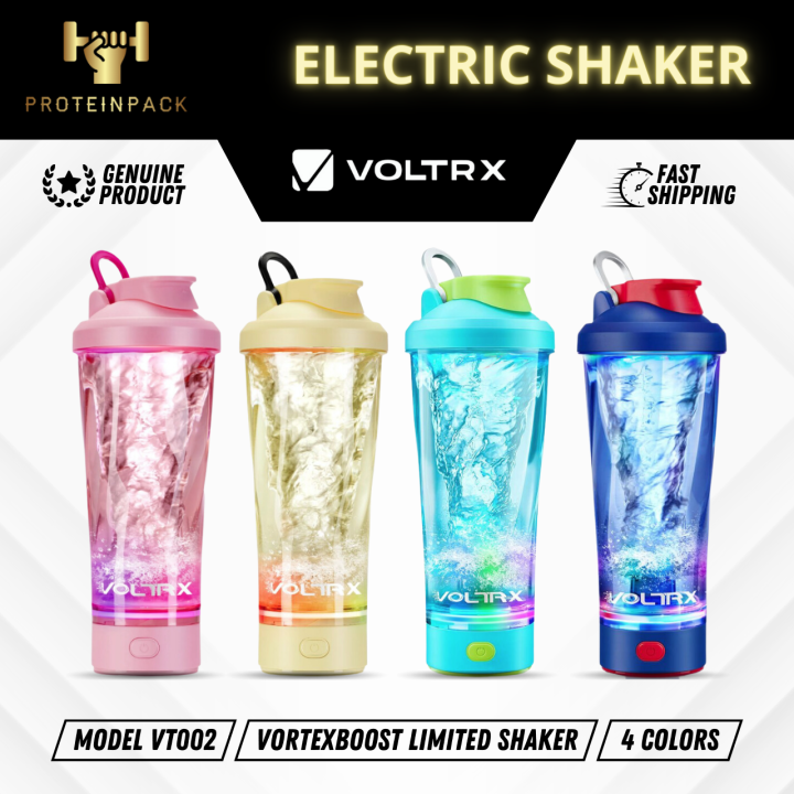 VOLTRX VortexBoost Electric Protein Shaker-Colored Base (Sakura