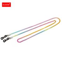 KLASSNUM Metal Sunglasses Mask Chains Copper Lanyard for Women Men Colorful Eyeglasses Chains Anti-lost Earphone Holder 2023 Eyewear case