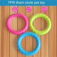 ของเล่นสุนัข Flying Disk Training Ring Puller Anti-Bite Floating Interactive Supplies Dog Toys Aggressive Chewing