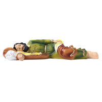 {คลังสินค้าพร้อม} Saint Joseph Sleeping Statue ตุ๊กตาเรซิ่น Christian Yard Desktop Decor