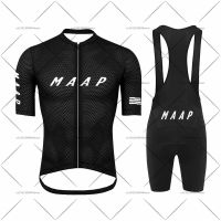 2022 MAAP Cycling set Breathable Mesh Short Sleeve Jersey bike uniforme Sport Bicycle Clothing MTB clothes maillot ropa ciclismo