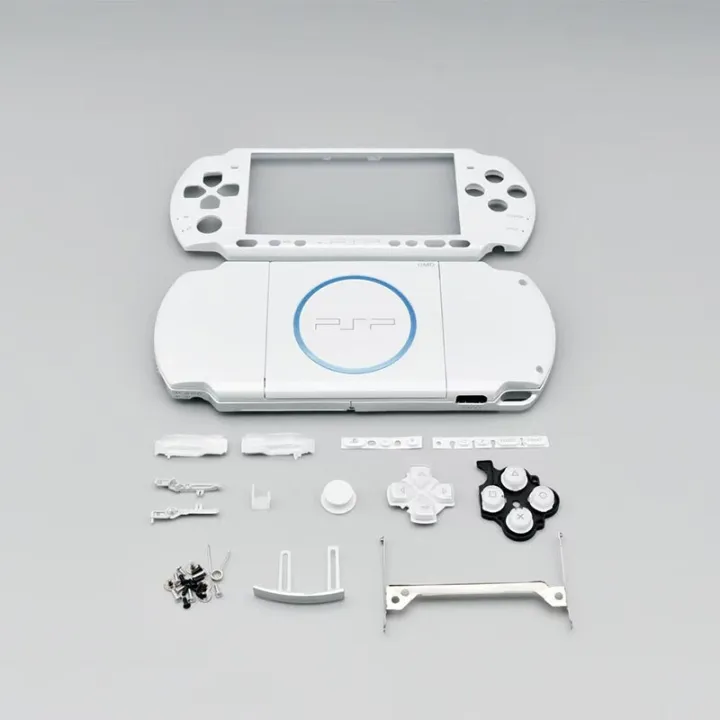สีดำ/ ขาว/น้ำเงิน/แดงสำหรับ PSP3000 PSP 3000 Full Housing Shell Cover ...