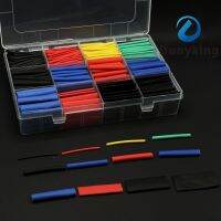 Heat Shrink Tubing 3:1 127-530 PCS Insulated Polyolefin Sheathed Electronic DIY Kit Electrical Connection Tubing Cable Sleeves