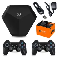 X6 Video Game Console 4K HD Retro Console Built In 15000 Classic Games Wireless Controller AV/HD Output Mini Game Box for PS1