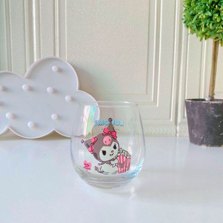 Baru Sanrio Kuromi Saya Melodi Cinnamoroll Kawaii Rumah Kaca Cawan Air ...