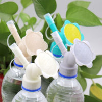 Bottle Cap Sprinker 2-IN-1 Home Garden Mini Watering Can Double Head Water Spout Bonsai Nozzle for Indoor Outdoor Seedling Plant