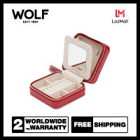 กล่องเครื่องประดับ WOLF1834 รุ่น CAROLINE ZIP TRAVEL CASE (RED)