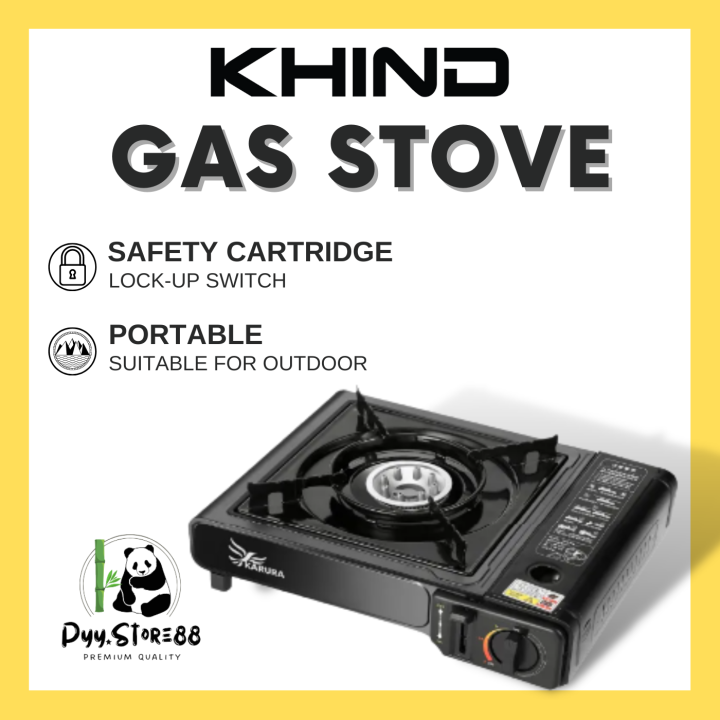 【5.5 MEGA SALE】KHIND Style Portable Gas Stove Steamboat Stove Picnic