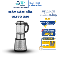 Máy Làm Sữa Hạt OLIVO X20, dung tích 1.75L công suất 1800W chạy êm nấu sữa