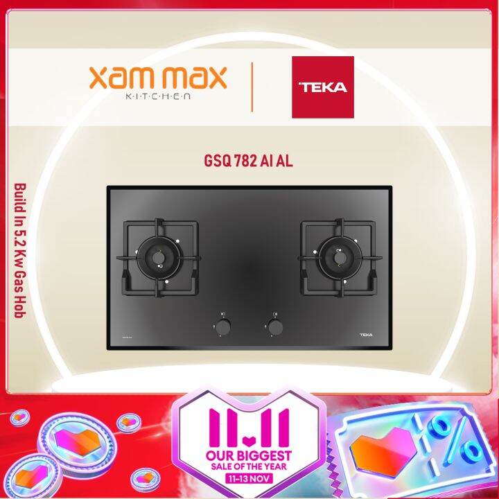 Teka GSQ 782 AI AL 2 Burner Gas Cooker Hob Stove / Gas Hob / Stove
