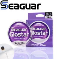 2023 NEW SEAGUAR GLOSTAR Fishing Line 4LB-70LB 100% FLUOROCARBON Fishing Lines 100M Japan Monofilament Carbon Fiber Line Pesca Fishing Lines