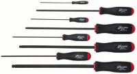 Bondhus 10733 Set of 8 Balldriver Screwdrivers, ProGuard Finish, Long Length, sizes 2-10mm