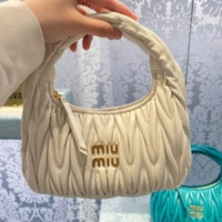 MIUMIUˉShoulder Bag Handbag Folded Underarm Female With Box 77220829