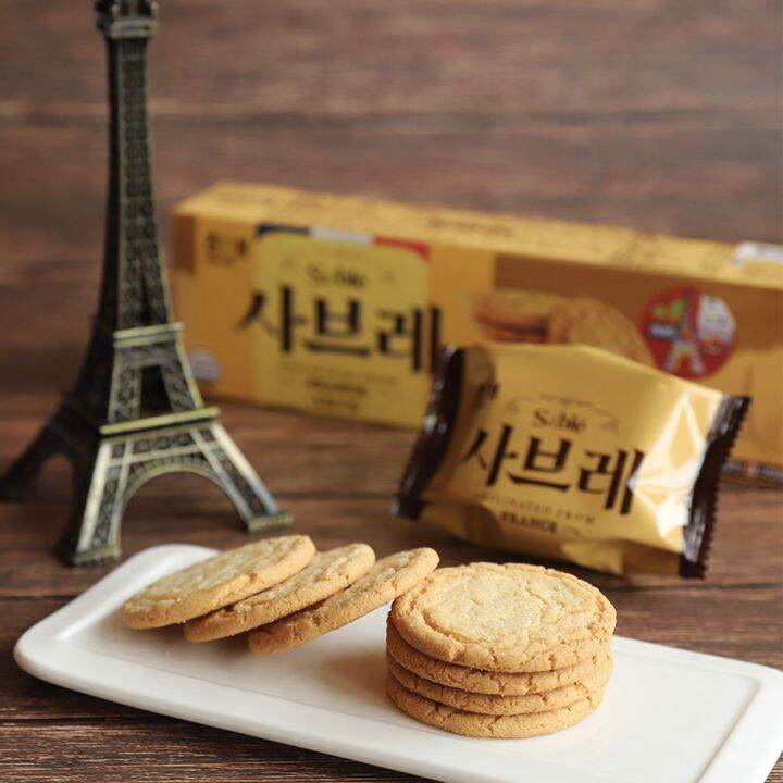 คุ๊กกี้เกาหลี-คุกกี้บัตเตอร์-haitai-sable-cookies-84g