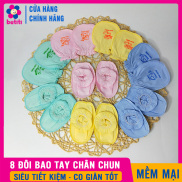 Bao Tay Chân Cho Trẻ Sơ Sinh BO CHUN, Thoáng Mát, Mềm Mại