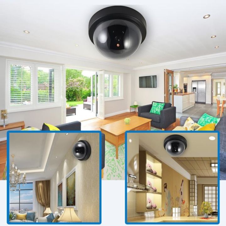 dome-simulation-burglar-alarm-camera-indoor-fake-webcam-outdoor-surveillance-home-camera-led-light-emulate-cctv-for-warning