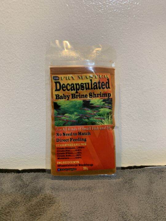 Decapsulated Baby Brine Shrimp 20g | Lazada PH