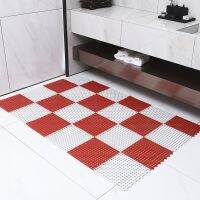 ijg181 Bathroom non-slip mat bathroom splicing household floor mat waterproof anti-fall toilet shower room bathing foot mat toilet