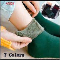 ANQII Unisex หนา รองเท้าหิมะ กำมะหยี่ ถุงเท้าชั้นบ้าน ถุงเท้าหิมะ ร้านขายชุดชั้นในนอนอุ่น