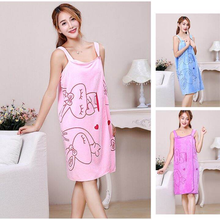 womens-magic-towel-wearable-microfiber-soft-shower-bath-robe-dress-tuala-mandi