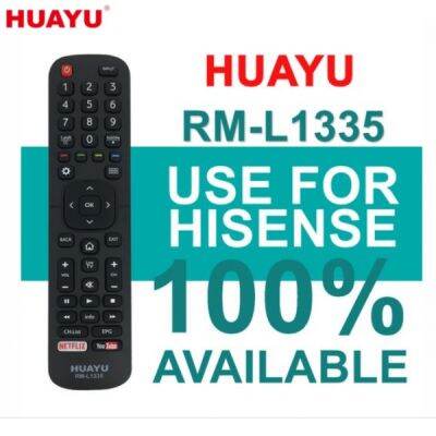 HUAYU RM-L1335 WORK devant EN2BC27D EN2BE27D 2EN2BE27 Hisense devant remote control with Netflix and youtube LCD Smart EN2H27HS EN2H27 EN2H27B EN2BC27B,EN2A27ST EN2AJ27H,ER-22601A,ER-22654,EN2BB27H,EN-31603B,EN-32963HS,EN-31603A,ER-32