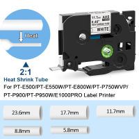 ความร้อนเทป HSe231 HSe221 HSe211 HSe631 HSe621 HSe611 HSe241 HSe251 ป้ายสำหรับ Brother PT-P750W PT-E800 P900-hjgytyuuiytt