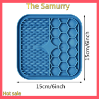 Samurry ✨Hot Sale✨ Car PET lick Pad เครื่องป้อนช้าลงแมวสุนัข licky MAT PET Bathing distraction Pads