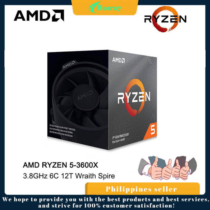 Amd Ryzen 5 3600x 6 Core 12 Thread Processor With Wraith Spire Cooler Lazada Ph 0705