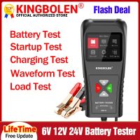 ZZOOI KINGBOLEN BM510 Battery Tester Car Motorcycle Truck 6V 12V 24V battery Digital Diagnostic tool Cranking Charging Circut Tester