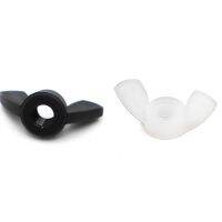 M3 M4 M5 M6 M8 M10 M12 White And Black Nylon Plastic Nut Wingnut Butterfly Nut Ingot Wing Nuts DIN315