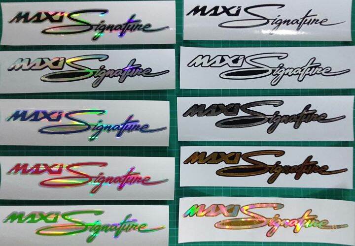 Nmax Maxi Signature Sticker Decals (Different Color,Size) Lazada PH
