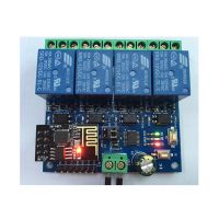 【❖New Hot❖】 zhichui1714470 สี่ช่องโมดูลรีเลย์ Wifi Esp-01 Esp8266 Dc 12V สำหรับเฟอร์นิเจอร์สมาร์ทโฮมอัจฉริยะ