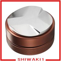 [SHIWAKI1] Coffee DistributorlevelerTamper Espresso Distribution Tool Brown 51mm58mm