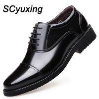 2022 Man Split Leather Shoes Rubber Sole EXTRA Size 48 Man Business Office Male Dress Lether Shoes