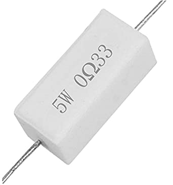 10Pcs 0.25R 250Mr 5W+/-10% Non-Inductive Resistor nn 