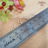 MT ตะขอเงินแท้ ตะขอ สปริงกลม อะไหล่ ประดับเงินแท้ Solid 925 Sterling Silver Spring Hook (sf02) MT Jewelry มณีธารา