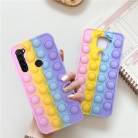 ☜ Redmi Note 8 Push Pop Bubble Toy Soft Case for Xiaomi Poco M3 F3 Redmi Note 9 9T K40 Mi 11 Sensory Stress Reliver Toy Phone Capa