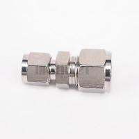 คอนเนคเตอร์ยูเนี่ยนบีบอัดหัวปรับลดเหล็กสแตนเลส8มม. X 12Mm Od 304