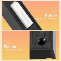 Universal Garage Door Opener Switch 41A4166 Lighted Wall Mounted Push Button Black Finish with White Center