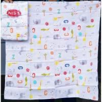 ผ้าอ้อมสาลูอองฟอง ยี่ห้อ Ness ขนาด 27 x27  ลายยีราฟ (แพค 6 ผืน) ผ้าอ้อมแบบซักได้