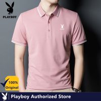 Playboy เสื้อโปโล แขนสั้น ลําลอง สไตล์ใหม่ เหมาะกับฤดูร้อน สไตล์นักธุรกิจ 2022