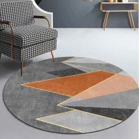 Nordic Light Luxury Round Carpet Home Bedroom Decor Carpet Living Room Area Rug Large Room Decoration Teenager Carpets Alfombra Tapestries Hangings