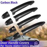 Car 8Pcs Door Handle Cover for Toyota Highlander Avalon Camry Sienna Tacoma 4Runner Lexus GS300/350/430/460 Carbon